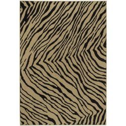 Picnic Brown/ Black Animal Rug (89 x 129)  ™ Shopping