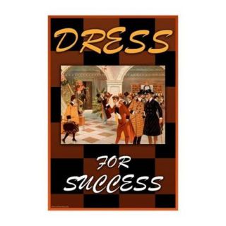 Dress For Success Print (Unframed Paper Poster Giclee 20x29)