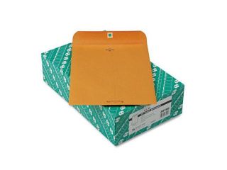 Quality Park 38190 Clasp Envelope, Recycled, 9 x 12, 28lb, Light Brown, 100/Box