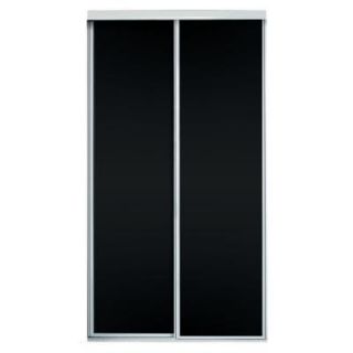Contractors Wardrobe 60 in. x 81 in. Concord Chalkboard Panels with White Aluminum Frame Interior Sliding Door CCB 6081WHN2R