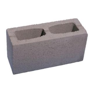 8 in. x 8 in. x 16 in. Grey Concrete Block 100002886