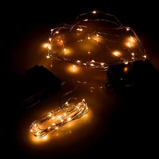 Winter Lane 10' Indoor/Outdoor Micro LED Light String 2 pack   7456080
