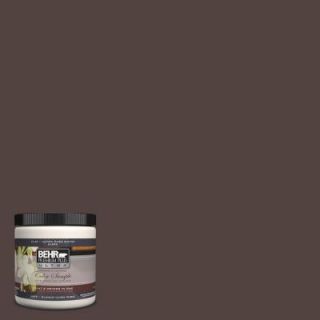 BEHR Premium Plus Ultra 8 oz. #BNC 21 Double Espresso Interior/Exterior Paint Sample UL20316