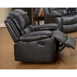 LYKE Home Felicia Black Reclining Chair   17317048  