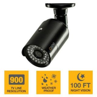 Q SEE Wired 900TVL Indoor/Outdoor Bullet Analog Camera, 100 ft. Night Vision QM9903B