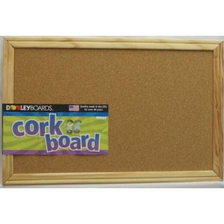 Dooley Boards Inc Wall Mounted Bulletin Board, 1' x 1'