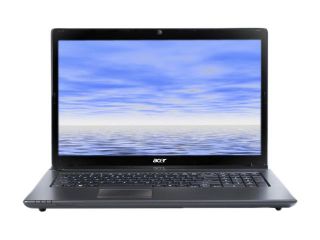 Refurbished Acer Laptop Aspire AS7560 Sb416 AMD A6 Series A6 3400M (1.4 GHz) 4 GB Memory 500 GB HDD AMD Radeon HD 6520G 17.3" Windows 7 Home Premium