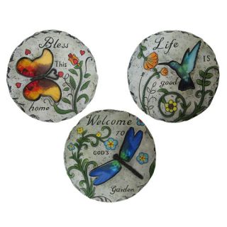 Piece Inspirational Bird and Insect Stepping Stone Set
