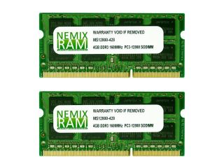 NEMIX RAM 8GB (2 X 4GB) DDR3 1600MHz PC3 12800 SODIMM Memory for Apple iMac 2012 21.5" iMac 13,1