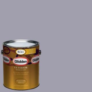 Glidden Premium 1 gal. #HDGV50 Mineral Violet Flat Latex Exterior Paint HDGV50PX 01F