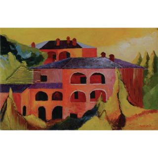 Tuscan Village Painting on Wrapped Canvas by Yosemite Home Decor
