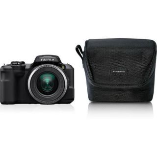 FUJIFILM Black FinePix S8630 16 MP 36x Optical Zoom Digital Camera, Bonus Case Included