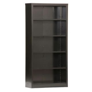 Sandusky 5 Shelf Steel Bookcase in Black BQ10351372 09