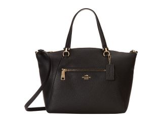 COACH Pebbled Prairie Satchel