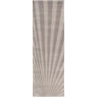 Surya Candice Olson Oyster Gray 2 ft. 6 in. x 8 ft. Rug Runner CAN1995 268