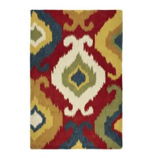 Home Decorators Collection Solstice Red Multi 3 ft. 6 in. x 5 ft. 6 in. Area Rug 1774310110