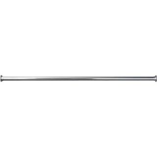 Barclay Products 60 in. Straight Shower Rod with Flanges in Polished Chrome 4100 60 CP