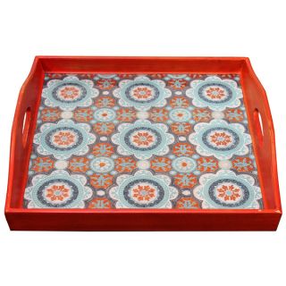 Wood and Cotton Maya Mystique Serving Tray (Guatemala)