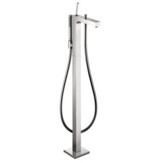 Hansgrohe Citterio 1 Handle Freestanding Roman Tub Filler in Chrome (Valve Not Included) 39451001