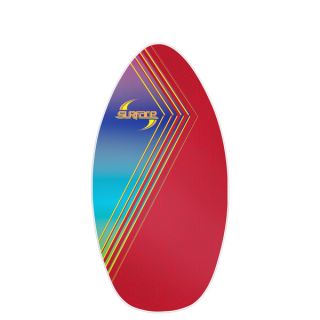 Surface 40 inch Wood Laminate Red/ Blue Skimboard