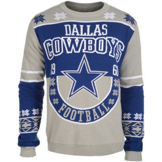 Klew Dallas Cowboys Navy Retro Ugly Sweater