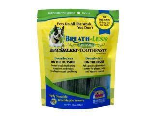 Breath Less Brushless Toothpaste for Medium & Large Dogs   18 oz (508 Grams) by
