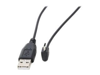 StarTech UUSBHAUB6LA 6 ft. Black USB A to Left Angle Micro USB B Cable