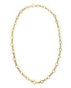 Stephanie Kantis Coronation 24k Gold Plate Small Necklace, 42L