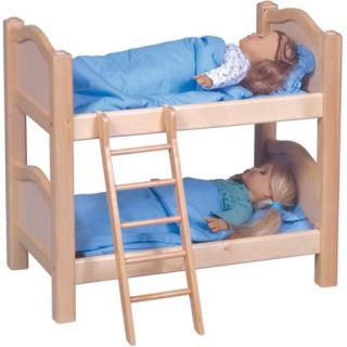 Guidecraft Doll Bunk Bed, Natural