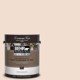 BEHR Premium Plus Ultra 1 gal. #ICC 32 Naturale Flat Exterior Paint 485001