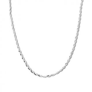 Sevilla Silver™ Diamond Cut "Mirror" Bead 36" Chain Necklace   7741365