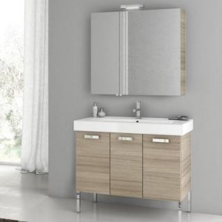 ACF Bathroom Vanities Cubical 37.4'' Single Vanity Set