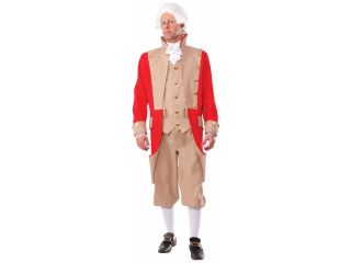 British Red Coat Revolutionary War Men Costume
