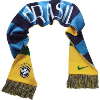Nike Brazil 2013/14 Supporters Scarf   Navy Blue/Gold