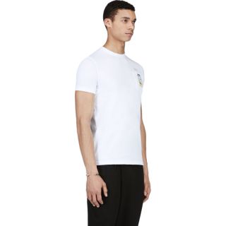 Dsquared2 White Tiger Pocket T Shirt