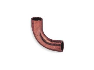 Elbow, 90 Deg, Long Radius, 3/4 In, Copper