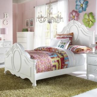 SweetHeart Panel Bed   White