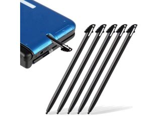 eForCity 5 Piece Touch Screen Stylus Pen for Nintendo 3DS XL / LL, Black
