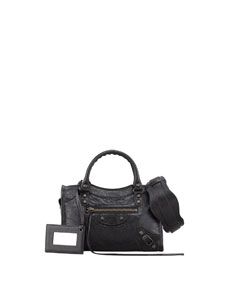 Balenciaga Classic Mini City Bag, Black