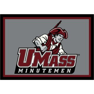 Milliken 7 ft 8 in x 10 ft 9 in Rectangular College Spirit UMASS Area Rug