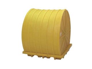 73 1/2" Rotary Top Covered Drum Spill Containment Pallet, Eagle, 1646RTC