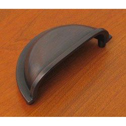 Oil Rubbed Bronze Cup Cabinet Pull  ™ Shopping   Big