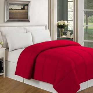 Solid Color Microfiber Down Alternative Comforter Twin Comforter Light Grey