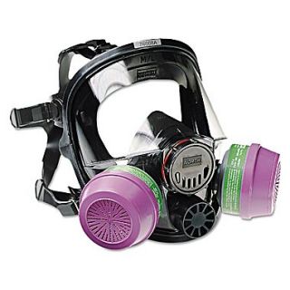 North Safety 7600 Series Full Facepiece Respirator Mask, Medium/Large