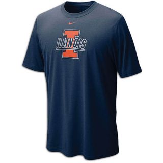 Nike College Dri FIT Logo Legend T Shirt   Mens   Basketball   Clothing   Illinois Fighting Illini   Navy