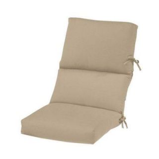 Sunbrella Heather Beige Outdoor Lounge Chair Cushion 1573310810