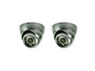 Smart Security Club Pack of 2 Economic Dome Camera with IR LEDs