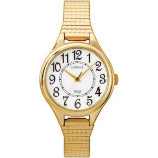Carriage by Timex Women's Carolyn Watch, Gold Tone Stainless Steel Expansion Band