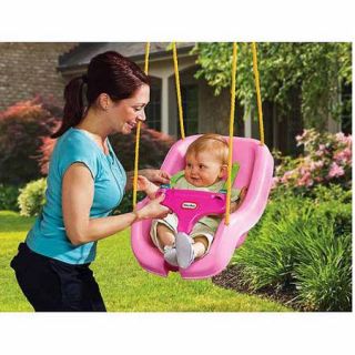 Little Tikes 2 in 1 Snug 'n Secure Swing, Pink