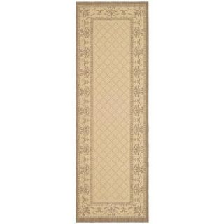 Safavieh Courtyard Natural/Brown 2 ft. 3 in. x 6 ft. 7 in. Runner CY0901 3001 27